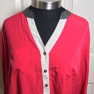 Alfani Womens Long Sleeve Blouse Top Size 12